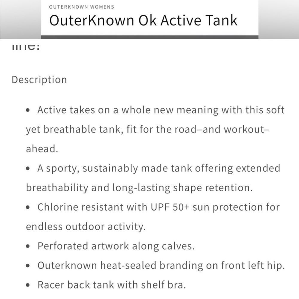 Outerknown Active Tank Medium - image 2